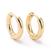 Ion Plating(IP) Brass Huggie Hoop Earrings for Women EJEW-A083-04G