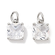 Латунные микро проложить кубического циркония подвески KK-C051-15P-01