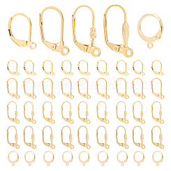 Wholesale DICOSMETIC 80Pcs 2 Colors Stainless Steel Wire Guardians 0.6mm  Hole U Shape Cable Protector Wire Guard Loops in Gold Color for Necklaces Bracelets  Beading Jewelry Craft Making 
