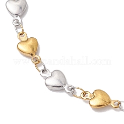 Bracciali a maglie in acciaio inossidabile 304 per donna&nbsp;BJEW-JB11764-03
