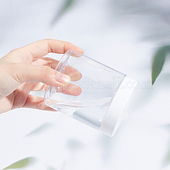 10 Stück transparente PET-Kunststoffperlenbehälter in Säulenform&nbsp;DIY-NB0010-53