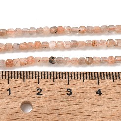 Natürliche sunstone Perlen Stränge&nbsp;G-RM241221-K13