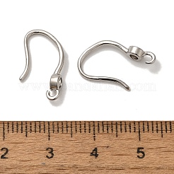 Ohrhaken aus Messing mit Mikropflaster und klaren Zirkonia&nbsp;KK-A231-09P