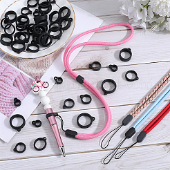 5 cinturino da collo in poliestere bicolore&nbsp;DIY-GF0008-14