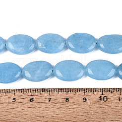 Chapelets de perles en jade blanc naturel teinté&nbsp;G-N370-01A-04