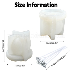 Bastelsets für Herzkerzen&nbsp;DIY-CJ0002-59