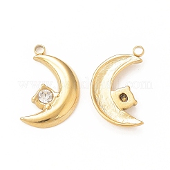 Ciondoli in strass in acciaio inossidabile 304&nbsp;STAS-A075-28G