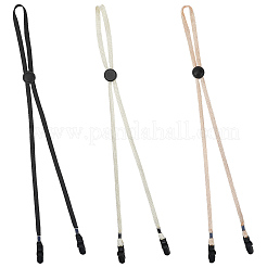 3 pezzo di mentoniera rimovibile flessibile per cappello in poliestere 3 colori&nbsp;DIY-GF0012-38