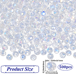 Perle di vetro placcato 500 pz&nbsp;EGLA-PA0001-44C-01