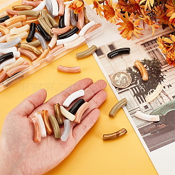 100pcs 10 Arten undurchsichtige Acrylperlen&nbsp;MACR-PH0001-72B