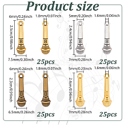 100 pz 4 stili pendenti in lega di stile tibetano&nbsp;FIND-GA0008-04
