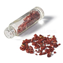 Flaconi a sfera con perline di diaspro rosso naturale&nbsp;AJEW-H101-01E