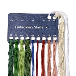 DIY Pilzmuster-Stickerei-Starter-Kits&nbsp;DIY-L068-01D