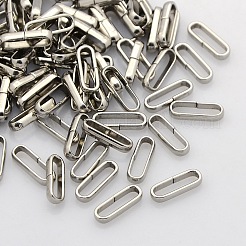 Anlaufgeschützte ovale Schnellverbinder aus Edelstahl 201&nbsp;STAS-N015-04