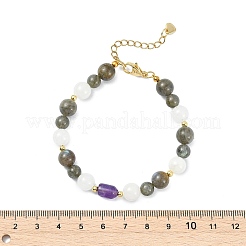 Bracelets en perles de labradorite naturelle&nbsp;BJEW-JB13619