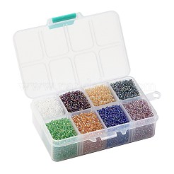 Fgb 200g 8 Farben 12/0 Güteklasse A runde Glasperlen&nbsp;SEED-JP0010-01-2mm