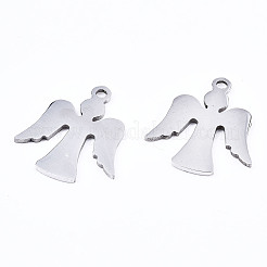 Anlaufgeschützte Charms aus Edelstahl 201&nbsp;LS-STAS-T044-214P