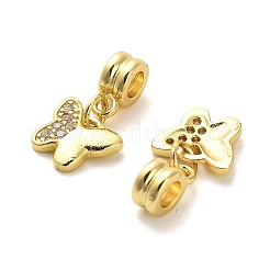 Micro Pave Bijoux de zircone cubique en laiton de placage en râtelier&nbsp;KK-S398-04A