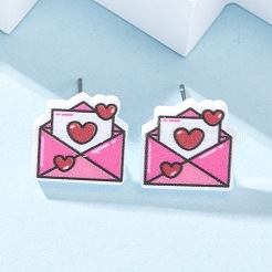 Aretes de madera&nbsp;EJEW-M063-01X