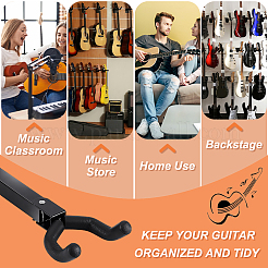 Hängende Gitarrenständer aus Eisen&nbsp;ODIS-WH0043-274