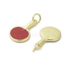 Colgantes de esmalte de latón&nbsp;KK-D384-01G-05