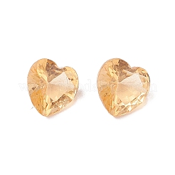 Cabochon in vetro trasparente con punta a punta&nbsp;GLAA-WH0015-37K