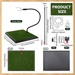 Support d'exposition ajustable en plastique pour figurines d'action&nbsp;ODIS-WH0030-317A