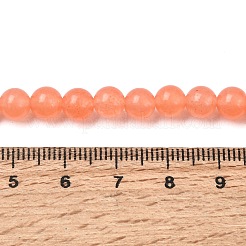 Chapelets de perles en jade de malaisie naturelle et teinte&nbsp;X-G-A146-6mm-A07-01