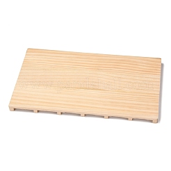 Rectangle en bois bricolage diamant peinture rack outil plateau de rangement&nbsp;DIY-L058-B01