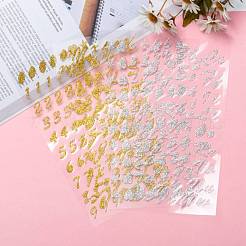 Glitzerpapieraufkleber&nbsp;DIY-NB0005-20