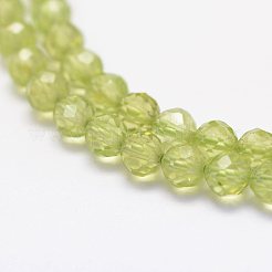 Perline peridoto naturale fili&nbsp;LS-G-F460-52