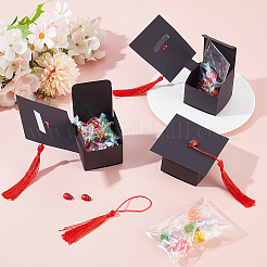 Geschenkbox-Sets aus Papier in Form einer Abschlusskappe&nbsp;AJEW-WR0002-70