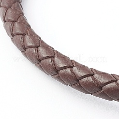 Geflochtene Kordel-Armbänder aus Rindslederimitat für Paare&nbsp;BJEW-JB06443