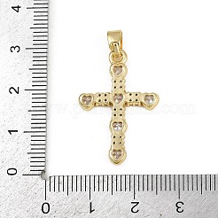 Ottone micro spianare pendenti zirconi&nbsp;KK-D409-47A-G