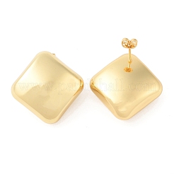 Aretes de latón chapado en rack para mujer&nbsp;EJEW-G394-46G