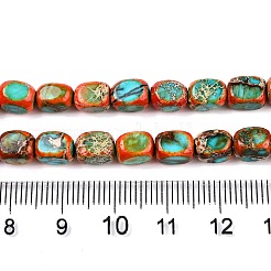 Brins de perles de jaspe impérial naturel&nbsp;X-G-N342-62G
