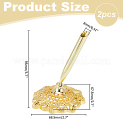 Base per penna a sfera da tavolo in lega&nbsp;ODIS-WH0030-272G