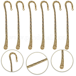 12 pz bastoncini per capelli in lega&nbsp;MRMJ-SC0001-65
