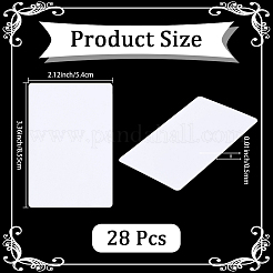 28 Stück Kunststoffplatten&nbsp;DIY-CP0013-25B