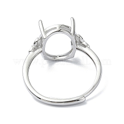 Verstellbare 925 Sterling Silber Ring Komponenten&nbsp;STER-K179-40P