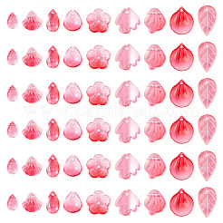90pcs 9 Arten handgemachte Bunte Malerei-Perlen&nbsp;LAMP-TA0001-92