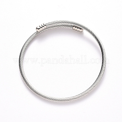 Verstellbare Armreifherstellung aus 304 Edelstahl&nbsp;STAS-R066-10P