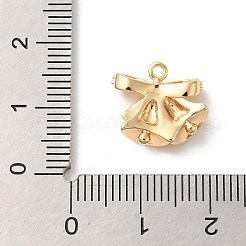 Adornos de latón micropavé de circonia cúbica&nbsp;KK-P278-05G