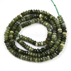 Natürliche kanadische Jade Perlen Stränge&nbsp;G-T141-42