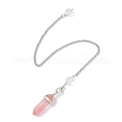 Kugel Kirschquarzglas spitze Wünschelrutenpendel&nbsp;PALLOY-JF04560