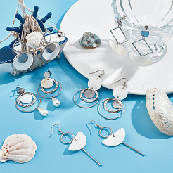 Kit fai da te per realizzare orecchini geometrici&nbsp;DIY-SC0018-73