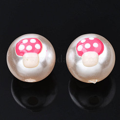 Perles d'imitation perles en plastique ABS&nbsp;KY-N015-106