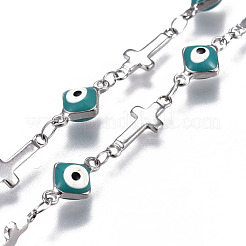 Chaînes émaillées en acier inoxydable 304 de 3.28 pied&nbsp;X-CHS-P006-11P