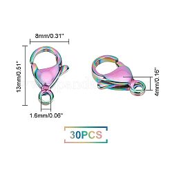 30 pz. Chiusure a moschettone in acciaio inox 304&nbsp;STAS-UN0044-09