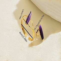Set aus Armreif und Ring im Bohème-Stil mit Pferdeaugen-Achat und Metall&nbsp;ZI1822-4